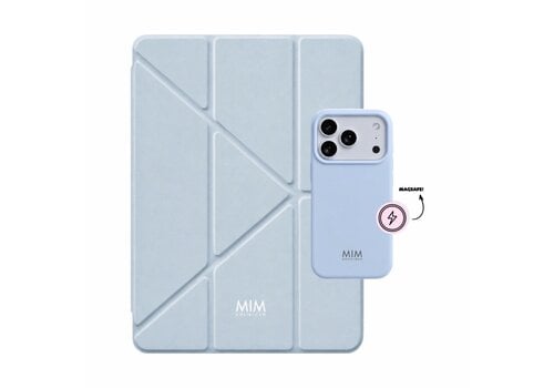 MIM SILKY SILICON BUNDEL BLUE - MAGSAFE CASE (shockproof)