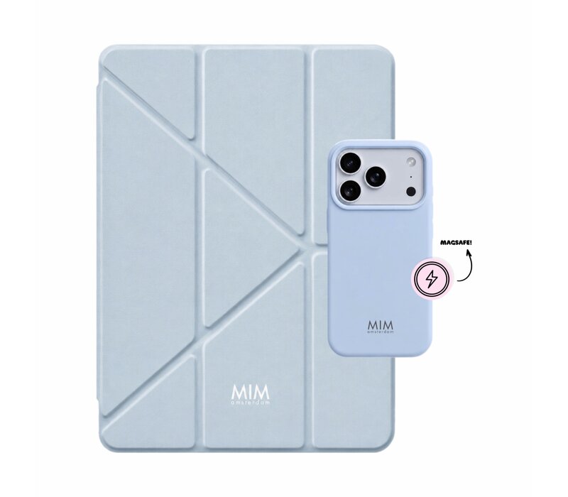 SILKY SILICON BUNDEL BLUE - MAGSAFE CASE (shockproof)