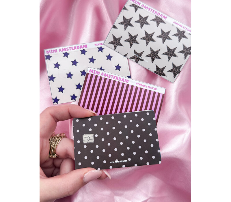 PINK GALAXY - MIM DEBIT CARD STICKER