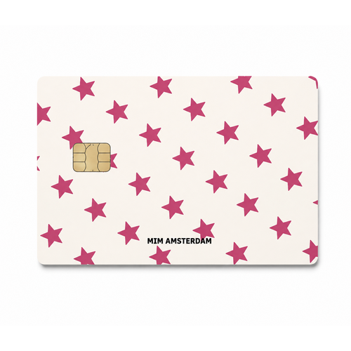 PINK GALAXY - MIM DEBITKARTENAUFKLEBER 