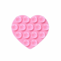STICKY HEART HOT PINK (sticker) - MIM
