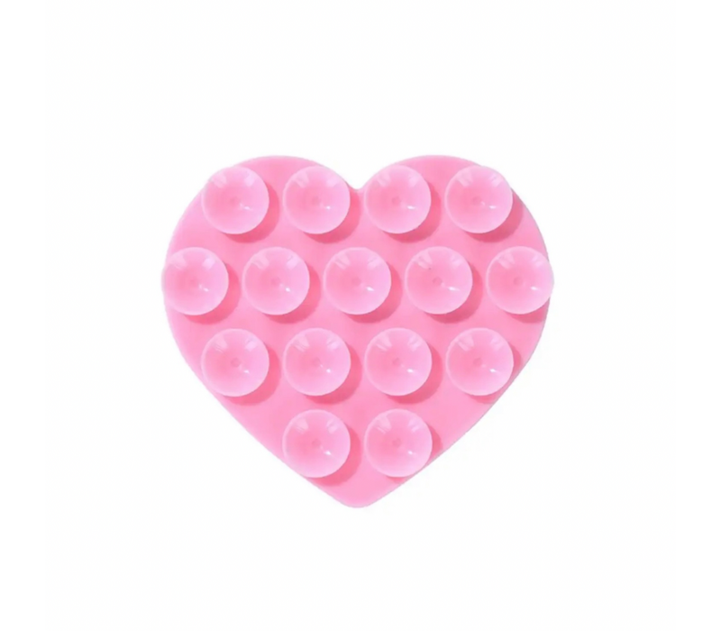 STICKY HEART HOT PINK (sticker) - MIM