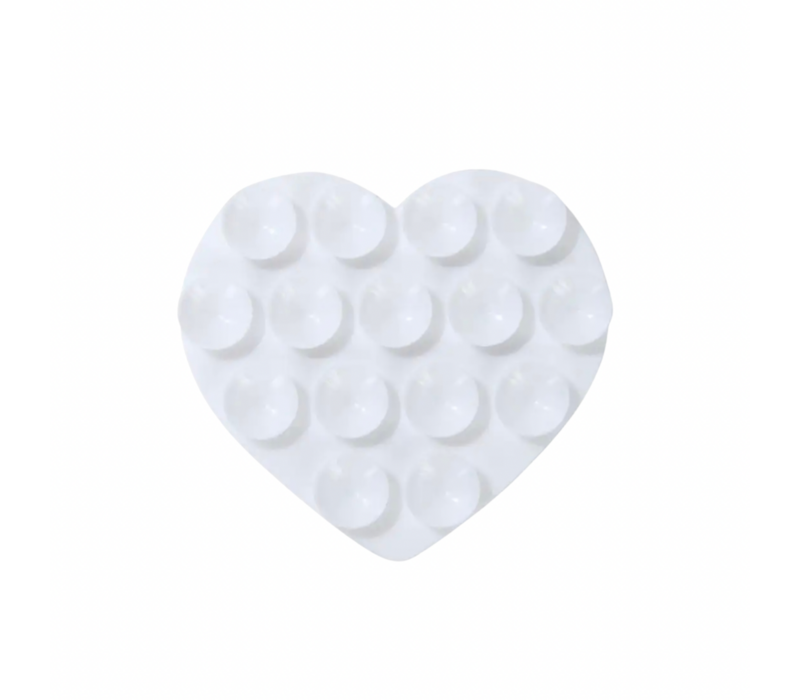 STICKY HEART HOT PINK (sticker) - MIM