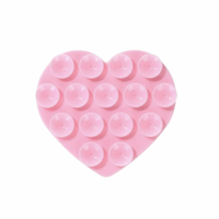 STICKY HEART HOT PINK (sticker) - MIM
