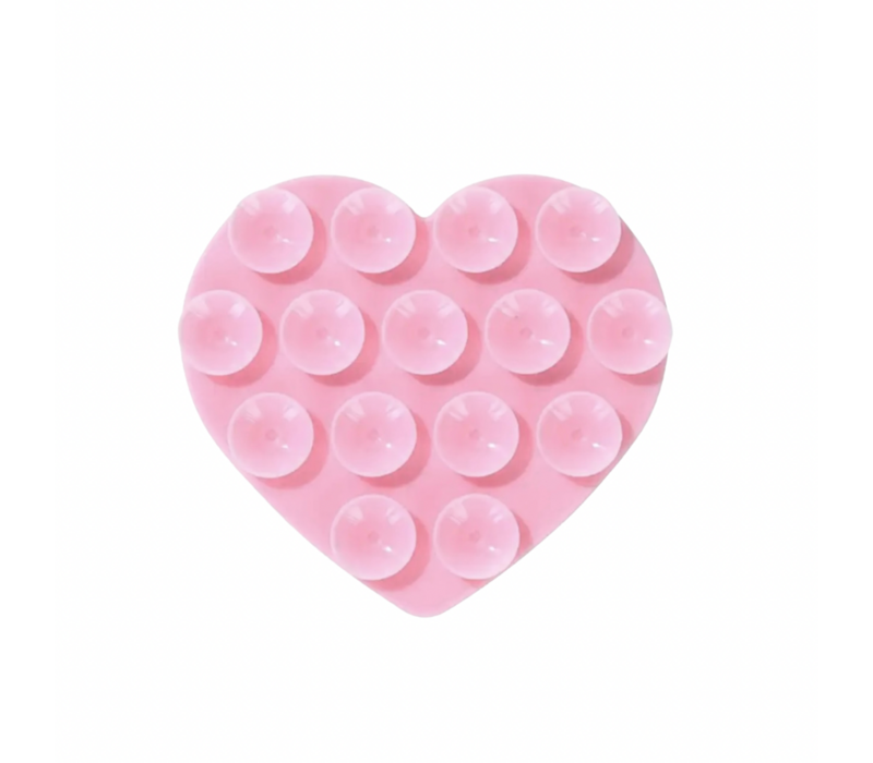 STICKY HEART HOT PINK (sticker) - MIM