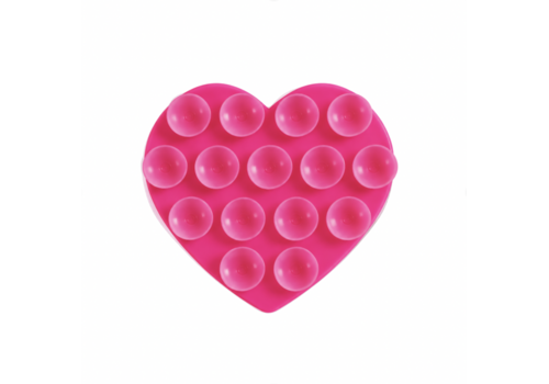 MIM STICKY HEART HOT PINK (sticker) - MIM