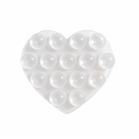 STICKY HEART HOT PINK (sticker) - MIM