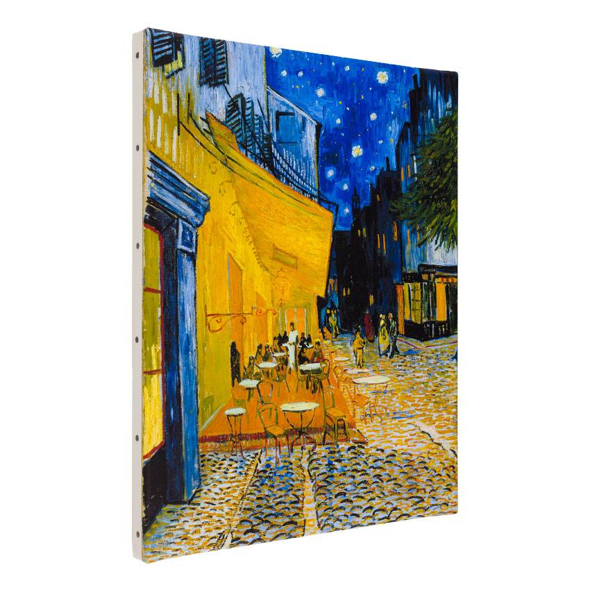 groot peddelen Artefact Reproductie canvas Van Gogh Caféterras bij nacht - Kröller-Müller Museum  webshop