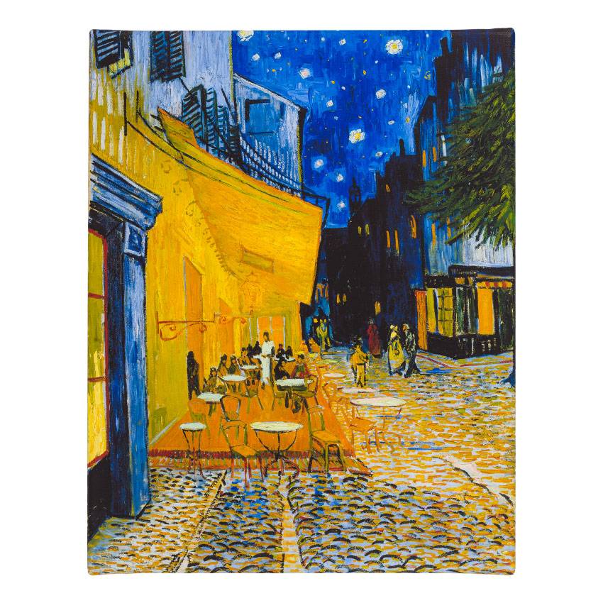Reproduction canvas Van Gogh Terrace of a café at night