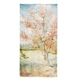 Sjaal zijde Van Gogh Roze perzikbomen