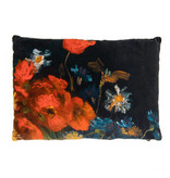 Cushion cover velvet Van Gogh Still life with meadow flowers and roses