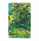 Ceramic fridge magnet Van Gogh The garden of the asylum at Saint-Rémy