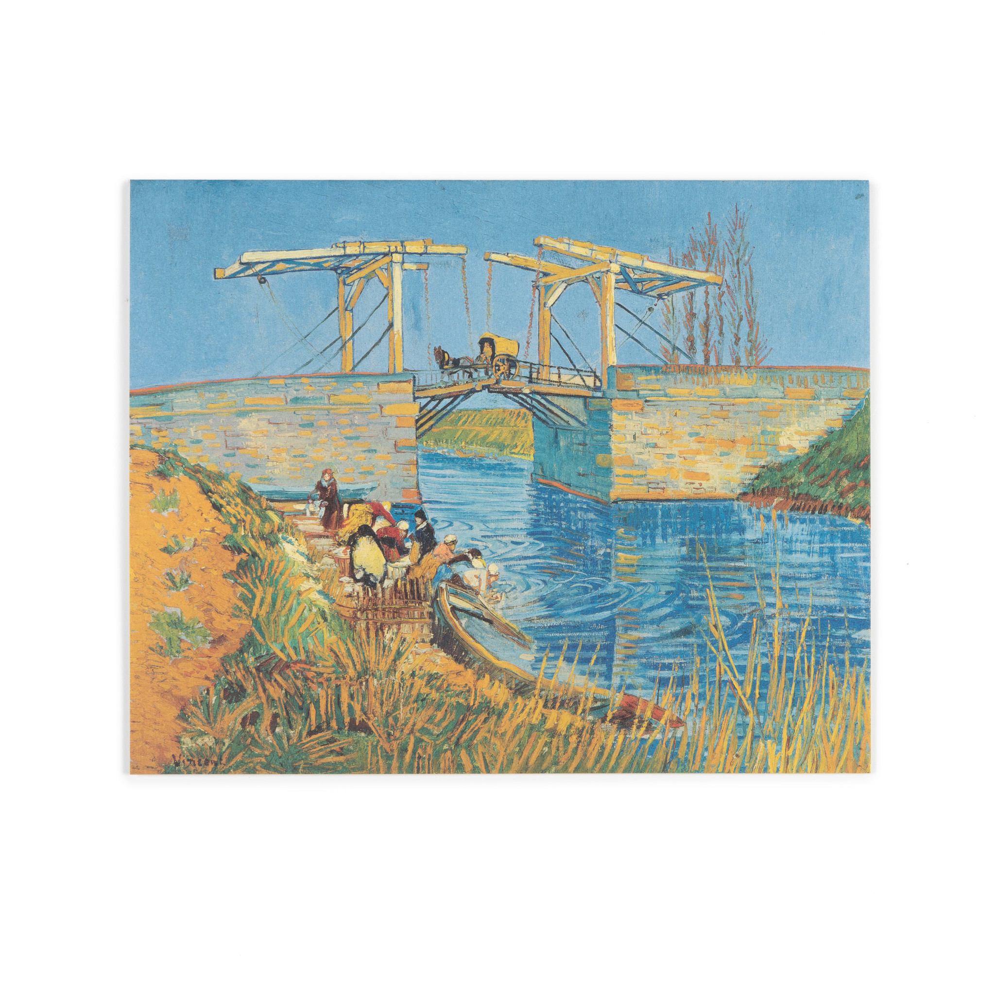 Double card Van Gogh Bridge at Arles (Pont de Langlois)