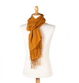 Pashmina scarf ocre