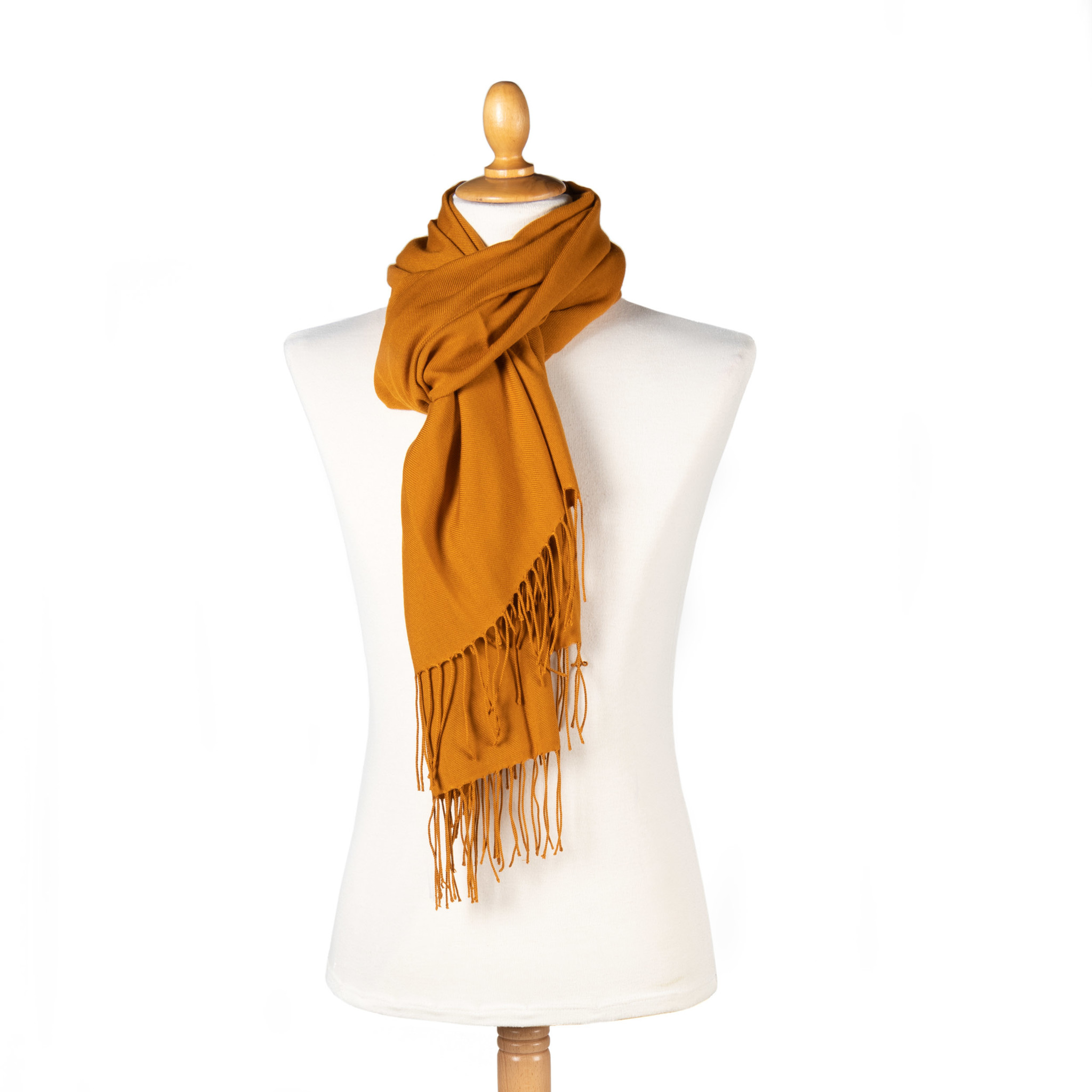 Pashmina scarf ocre