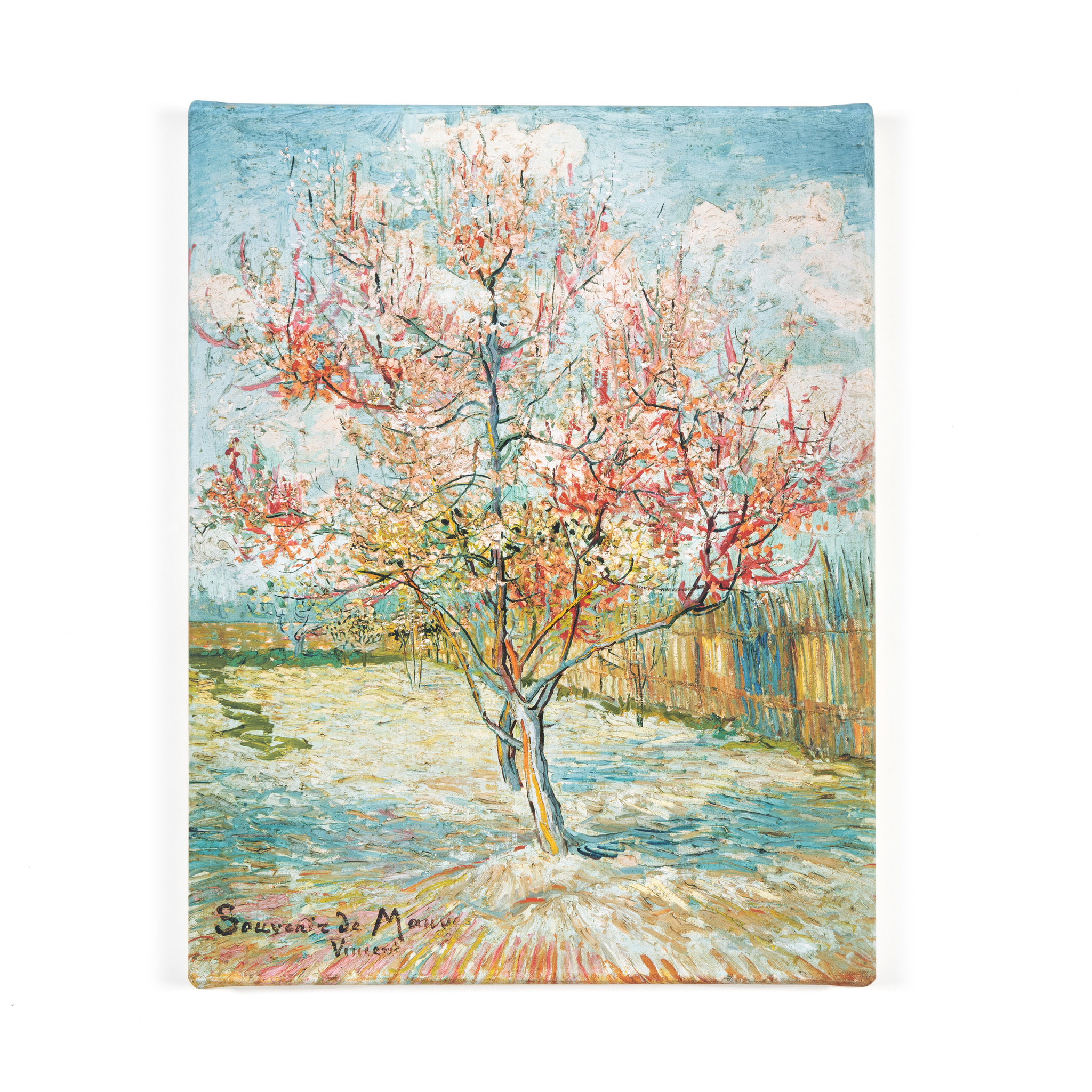 Reproductie canvas Van Gogh Roze perzikbomen ('Souvenir de Mauve')