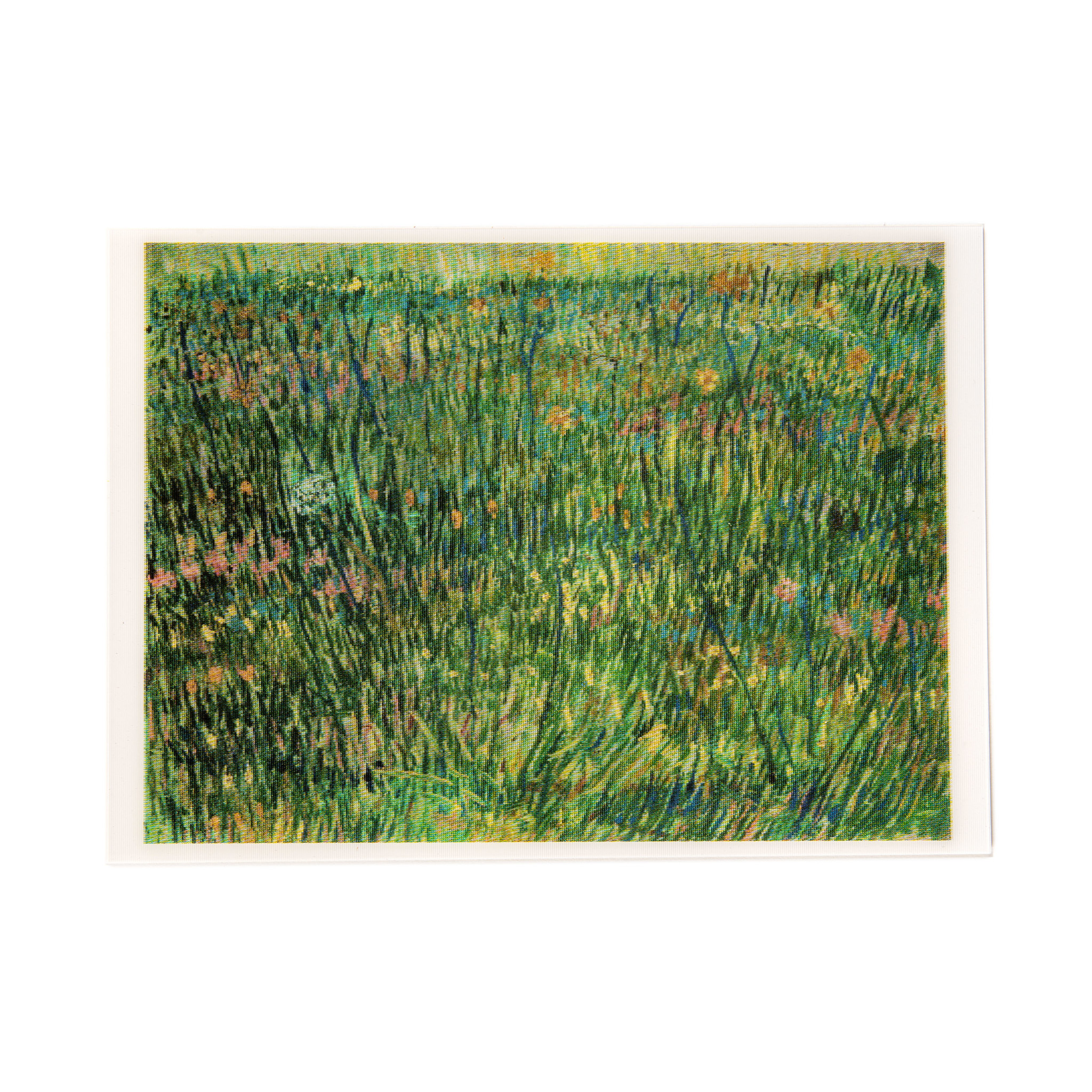 Lenticulaire kaart Van Gogh Grasgrond