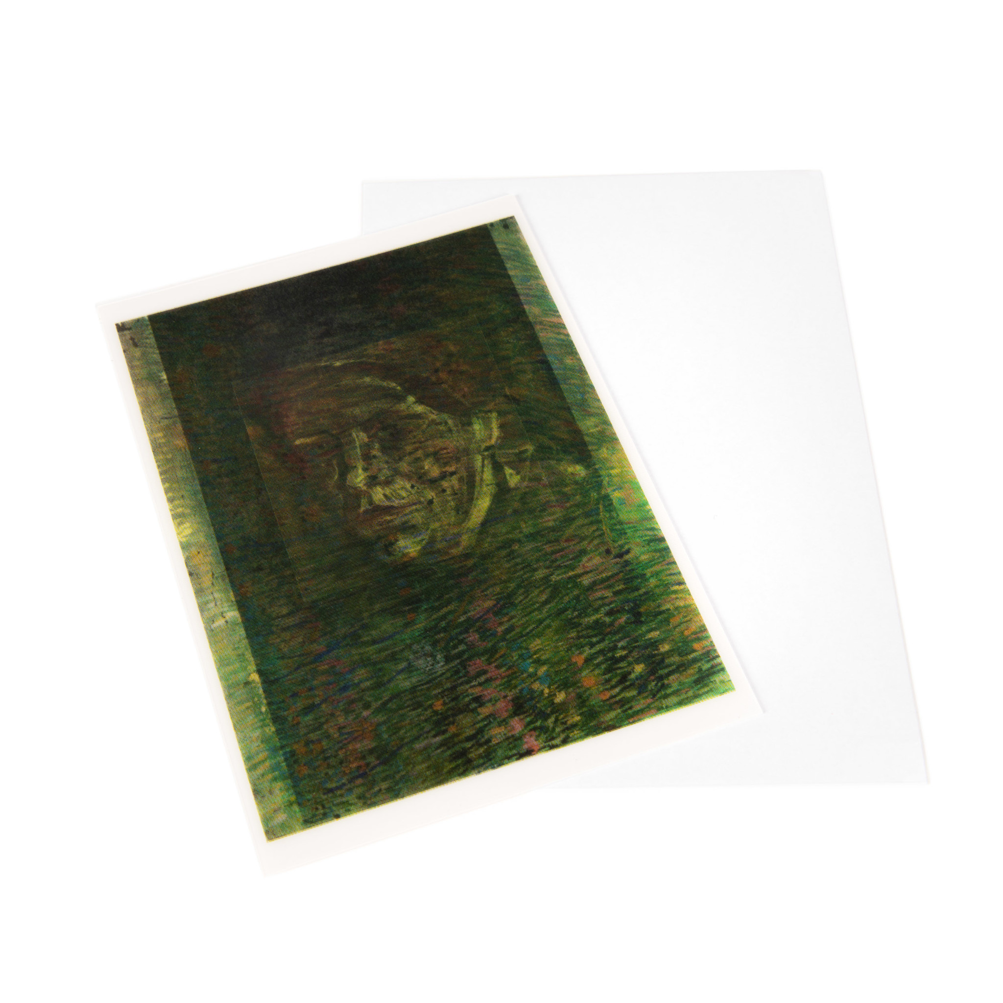 Lenticular card Van Gogh Patch of grass