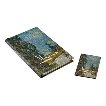 Address books Van Gogh Country road in Provence by night