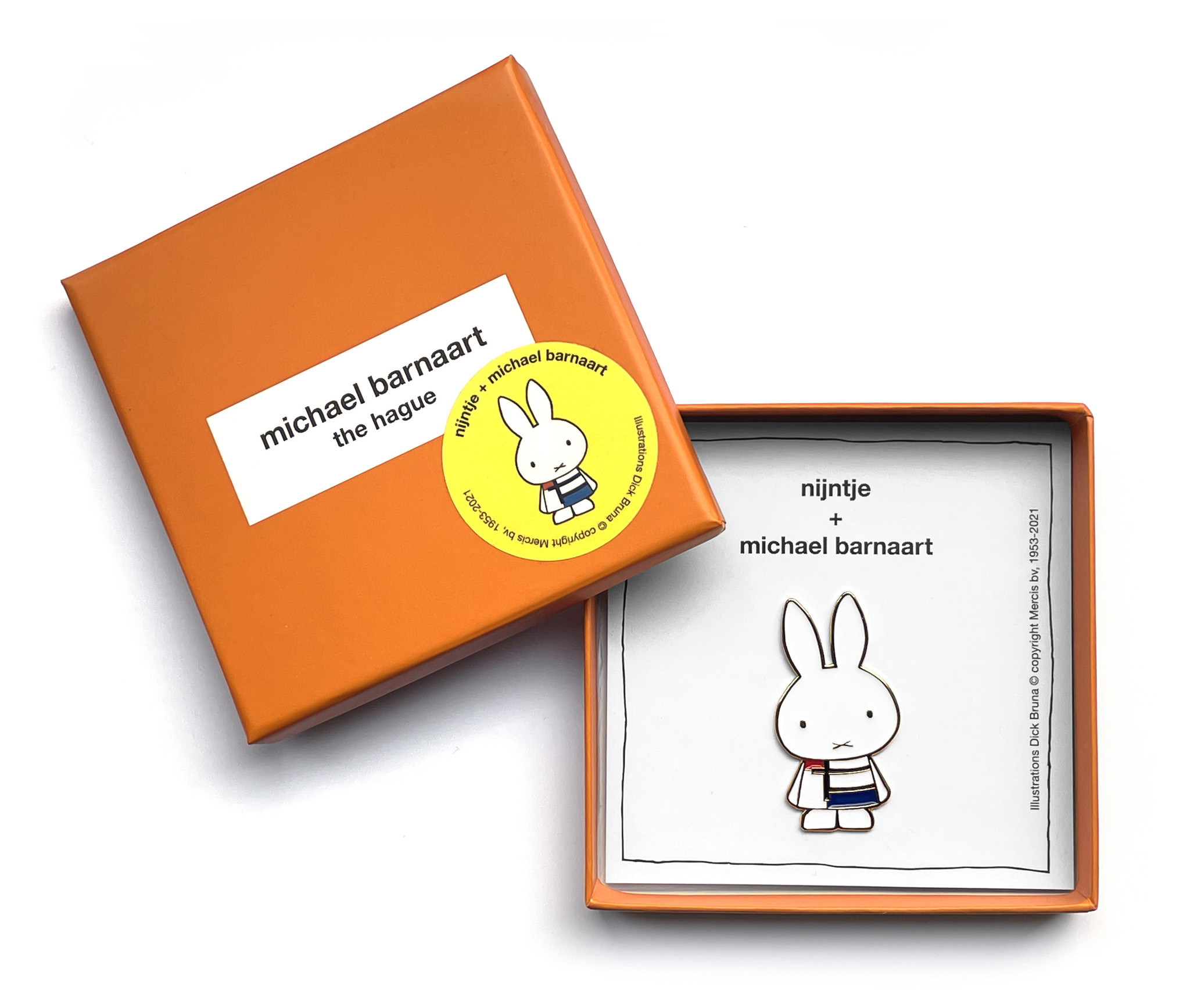 Brooch Miffy + Michael Barnaart