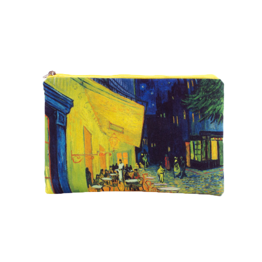 Pouch Van Gogh Terrace of a café at night (Place du Forum)