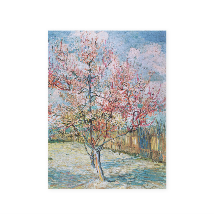 Artist journal Van Gogh Pink peach trees