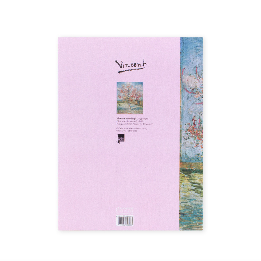 Artist notebook Van Gogh Pink peach trees ('Souvenir de Mauve')