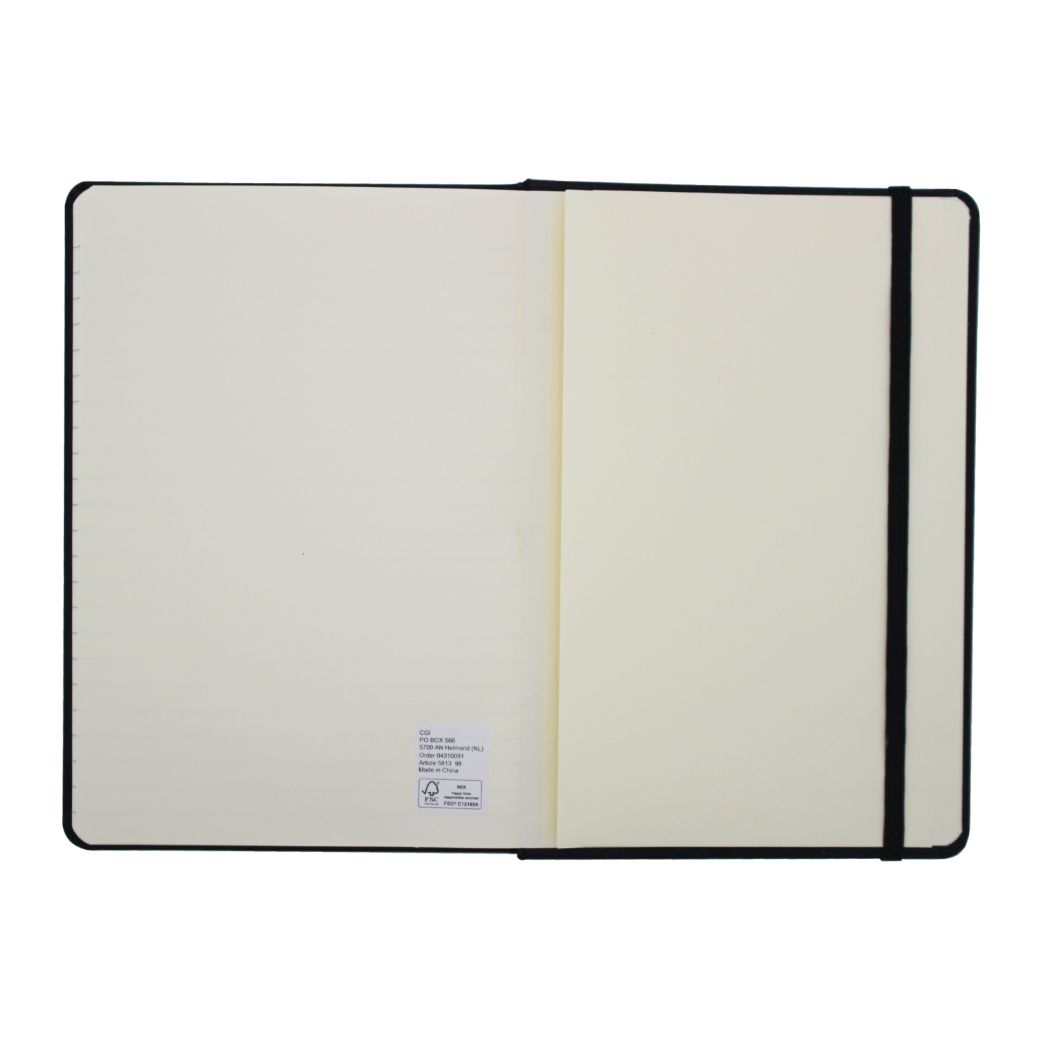 Notitieboek zwart Kröller-Müller Museum