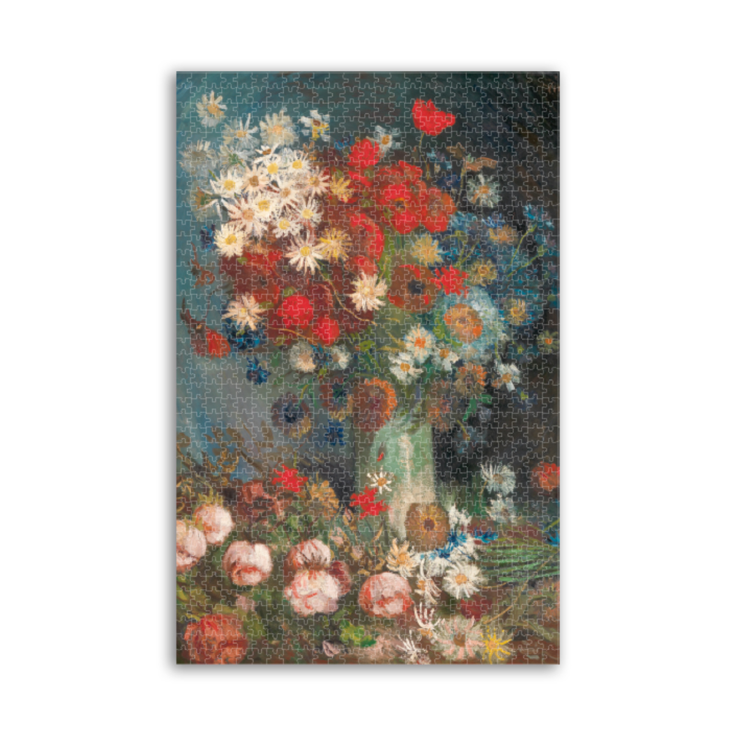 Puzzle Van Gogh Still life with meadow flowers and roses
