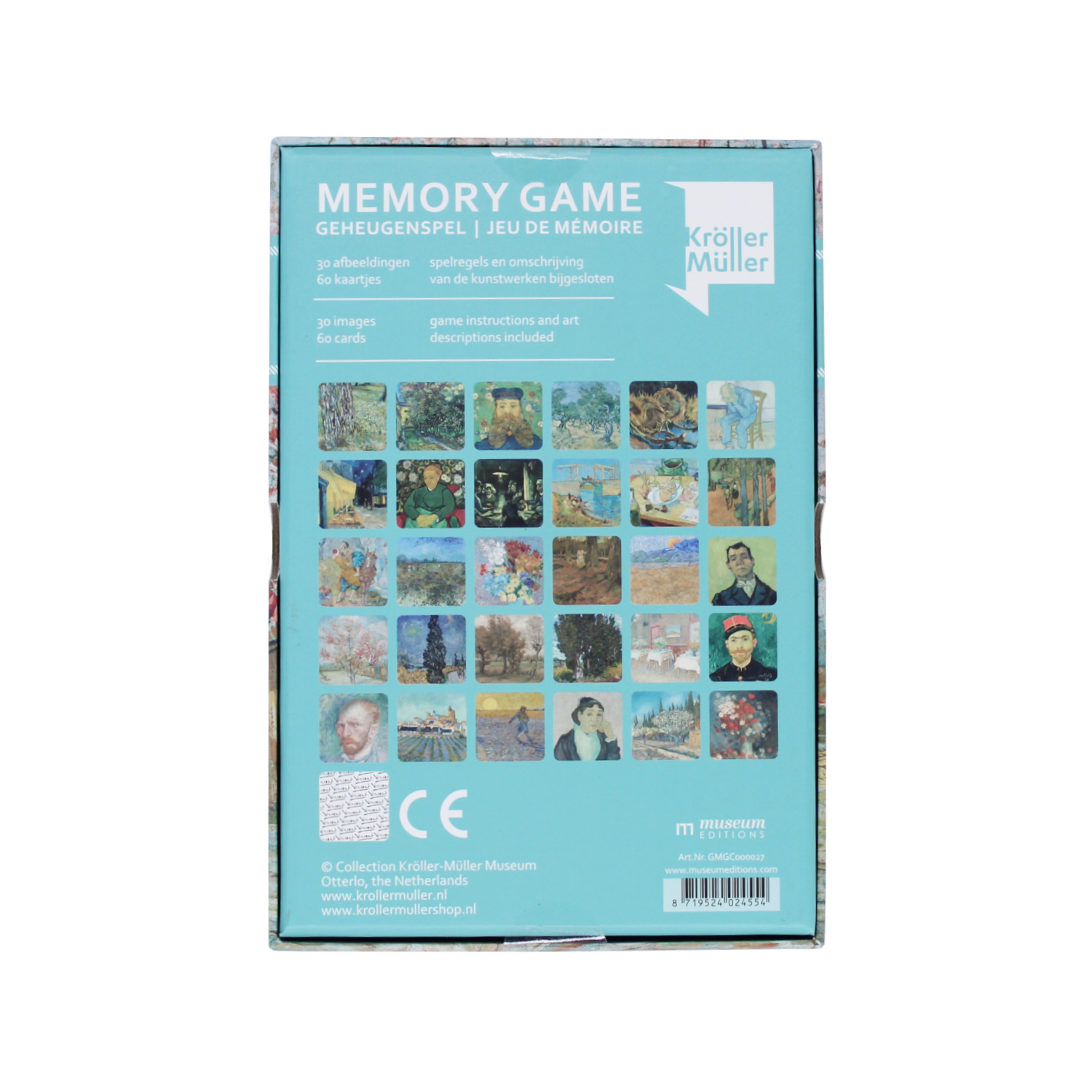 Memory Game Van Gogh Masterpieces