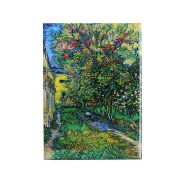 Fridge magnet Van Gogh The garden of the asylum at Saint-Rémy