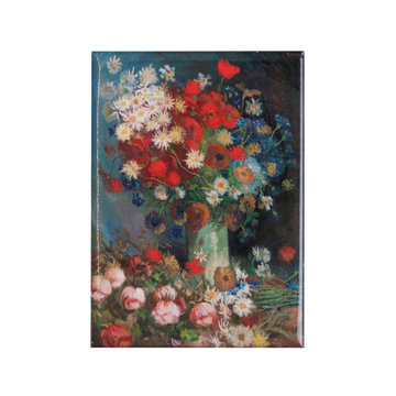 Koelkast magneet Van Gogh Stilleven met akkerbloemen en rozen