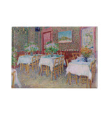 Fridge magnet Van Gogh Interior of a restaurant