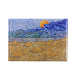 Fridge magnet Van Gogh Landscape with wheat sheaves and rising moon