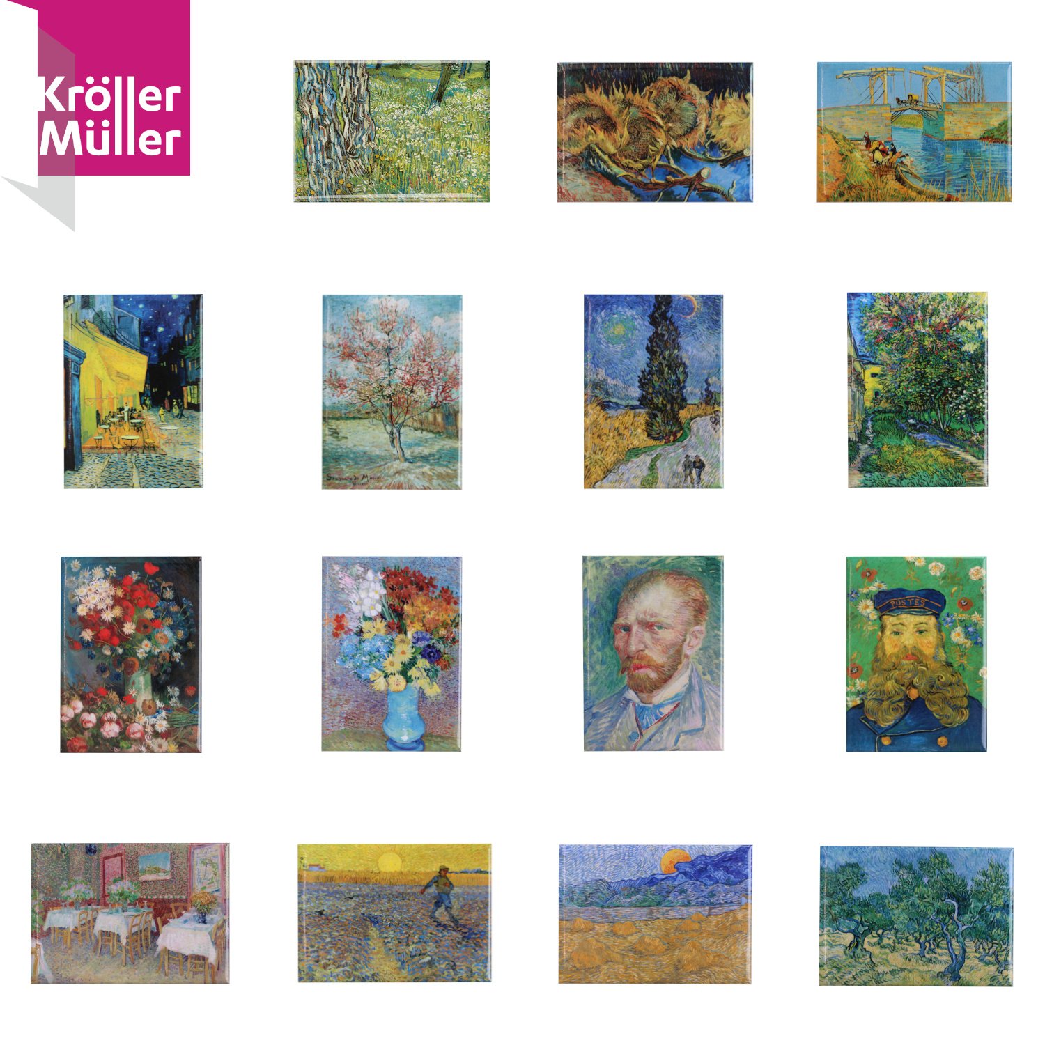 Koelkast magneet Van Gogh De zaaier