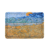 Mini serving tray Van Gogh Landscape with wheat sheaves and rising moon