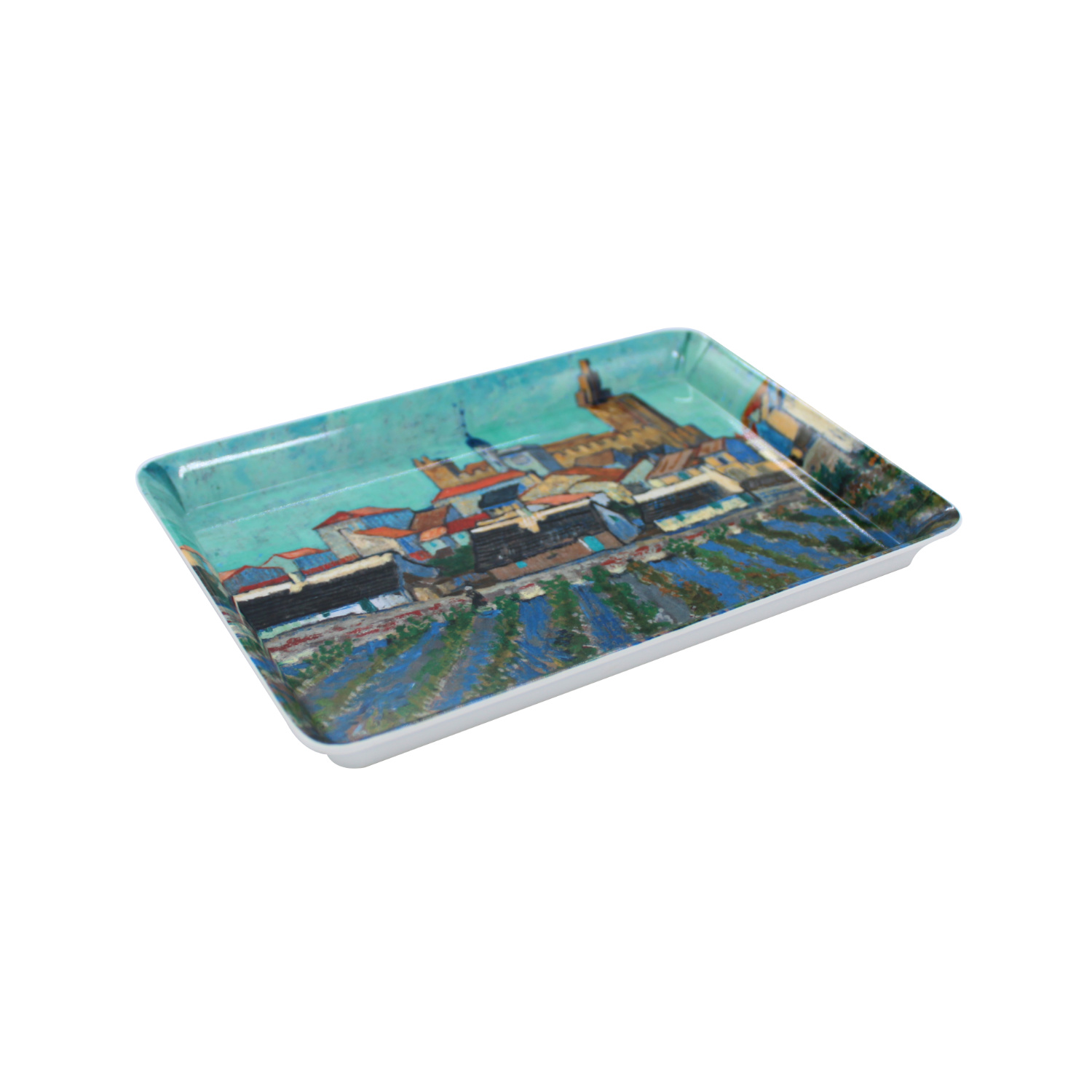 Mini serving tray Van Gogh View of Saintes-Maries-de-la-Mer