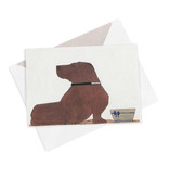 Double card Bart van der Leck Dachshund