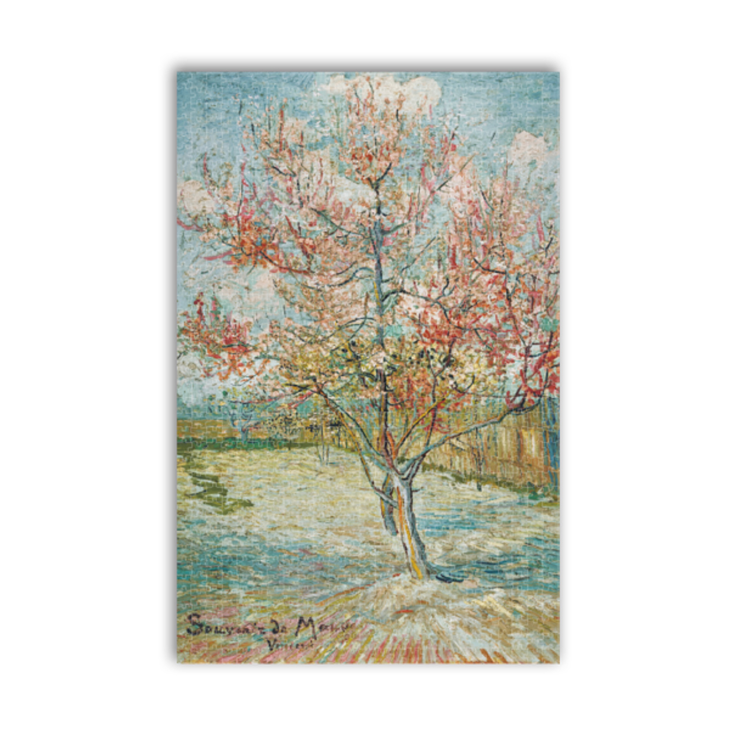 Puzzel Van Gogh Roze perzikbomen ('Souvenir de Mauve')