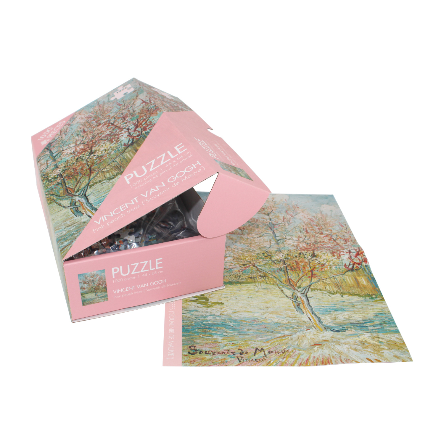 Puzzle Van Gogh Pink peach trees