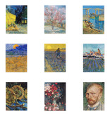 Schrift Van Gogh Vier uitgebloeide zonnebloemen