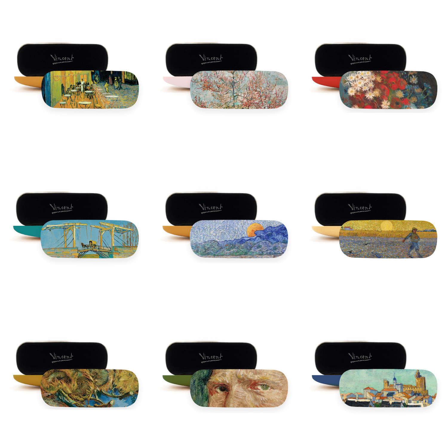 Glasses case Van Gogh View of Saintes-Maries-de-la-Mer