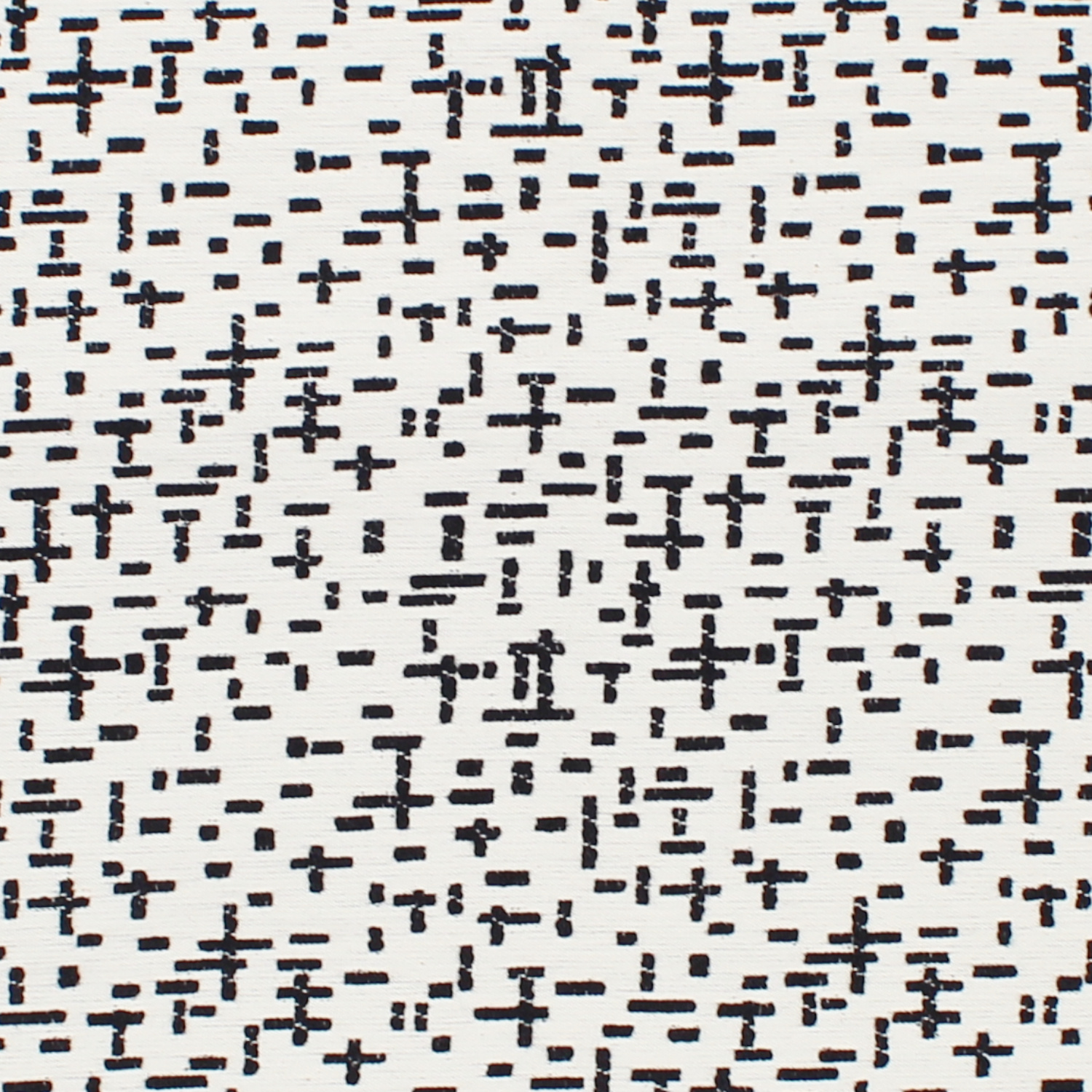 Cushion cover Mondriaan white Composition in line, second state