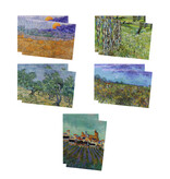 Postcard set Van Gogh landscapes