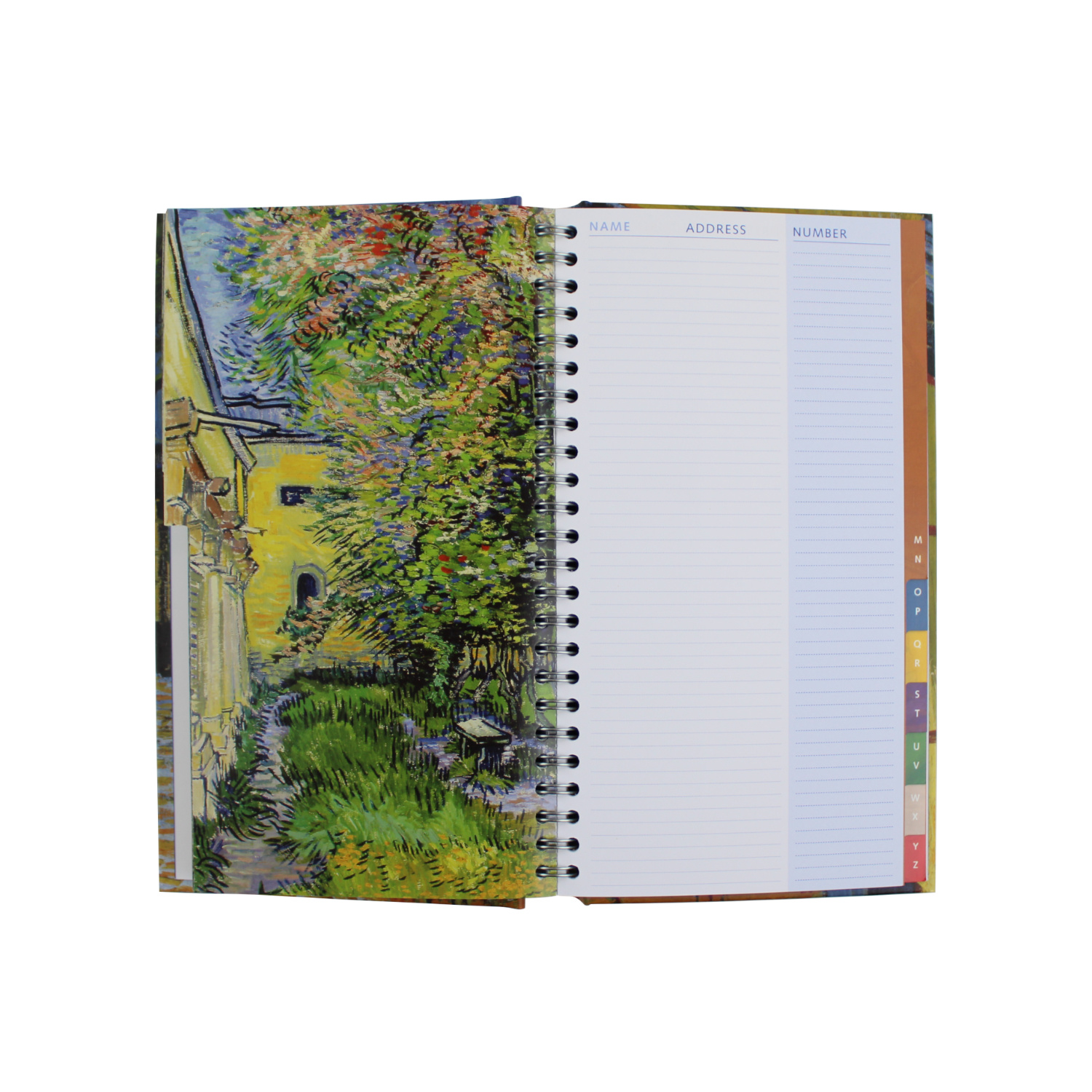 Adresboek groot Van Gogh Caféterras bij nacht