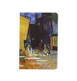 Adresboek klein Van Gogh Caféterras bij nacht