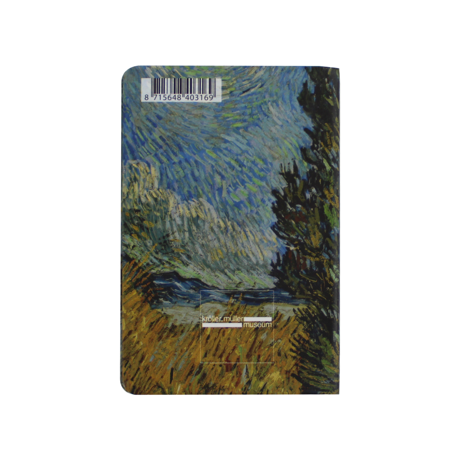 Address book small Van Gogh Country road in Provence by night