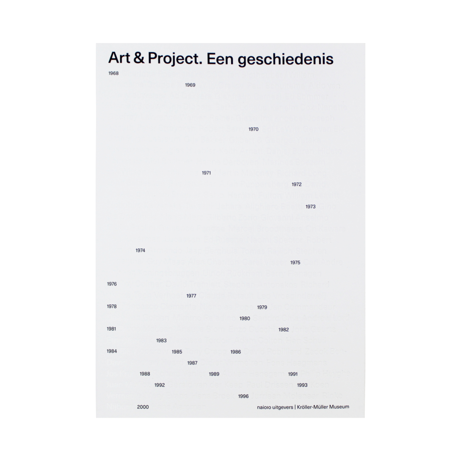 Art & Project. Een geschiedenis (Dutch)