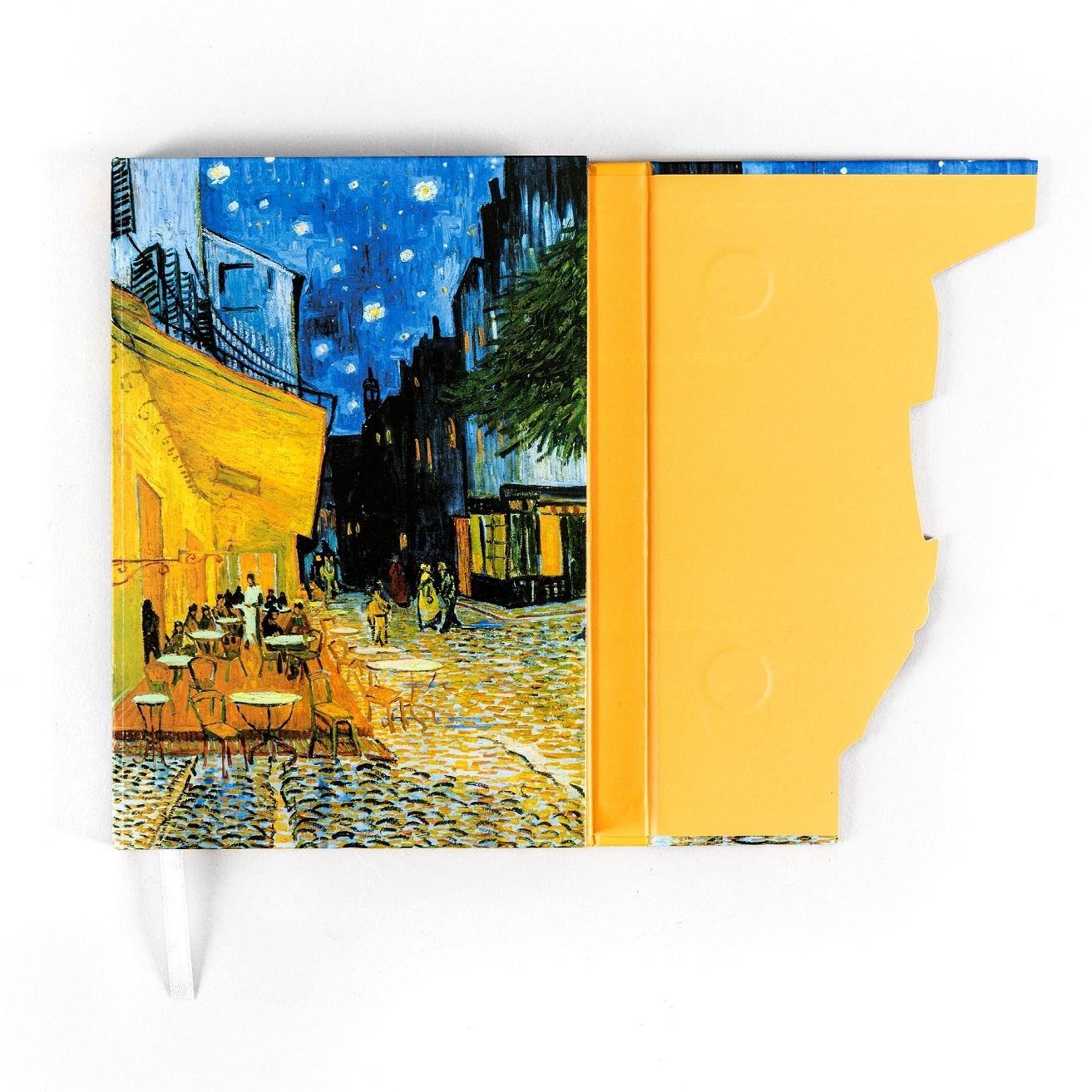 Magnetic notebook Van Gogh | Terrace of a Café at Night