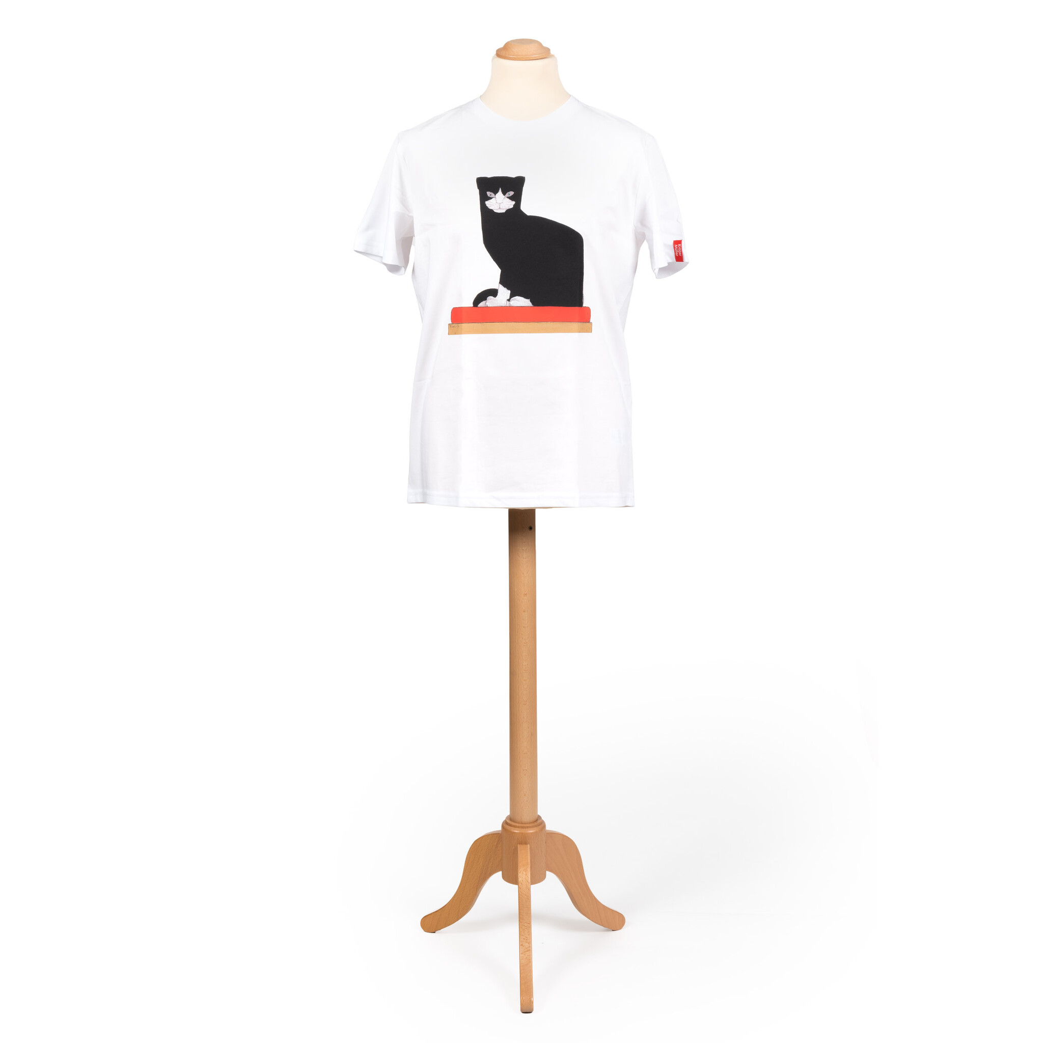 T-shirt De kat -  Bart van der Leck